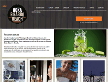 Tablet Screenshot of bokabizarrobeach.nl